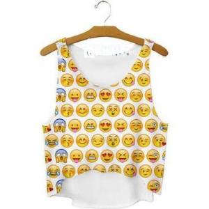 emoji crop top